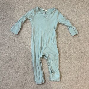 Comfy Aqua Kids Footie by Quincy Mae